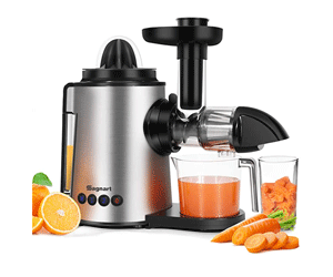 Juicer Machines 2 in 1 Slow Masticating Citrus Juicer - Best Affordable Juicers 2024