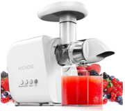KOIOS Juicer, slow Juicer Extractor with reverse function - Best budget vegetable juicer to buy in 2022
