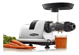 Omega J8006HDS Quiet Dual-Stage Slow Speed Masticating Juicer for nut milk