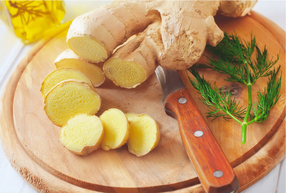 Can you eat the skin of ginger?