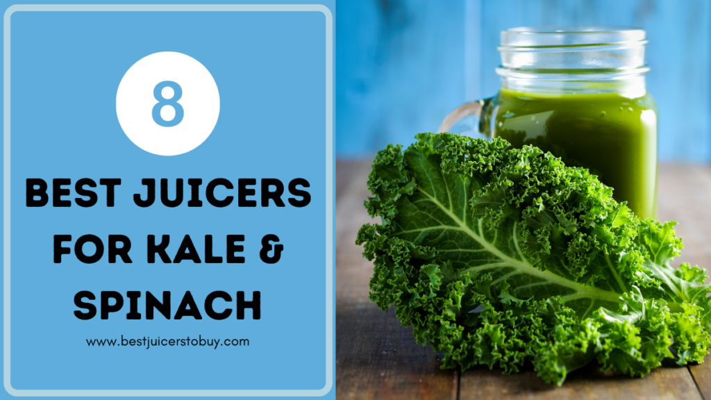 Best Juicers For Kale and Spinach